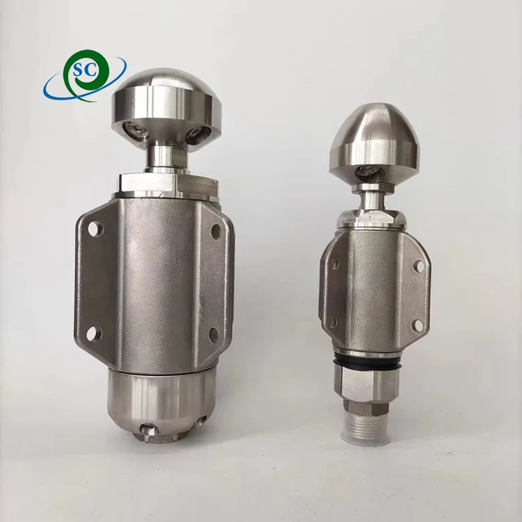 Hot Sell Stainless Steel High Pressure Rotary Sewer Jetter Nozzle 300bar Drain Cleaning Nozzle for Pipe Cleaning and Washing