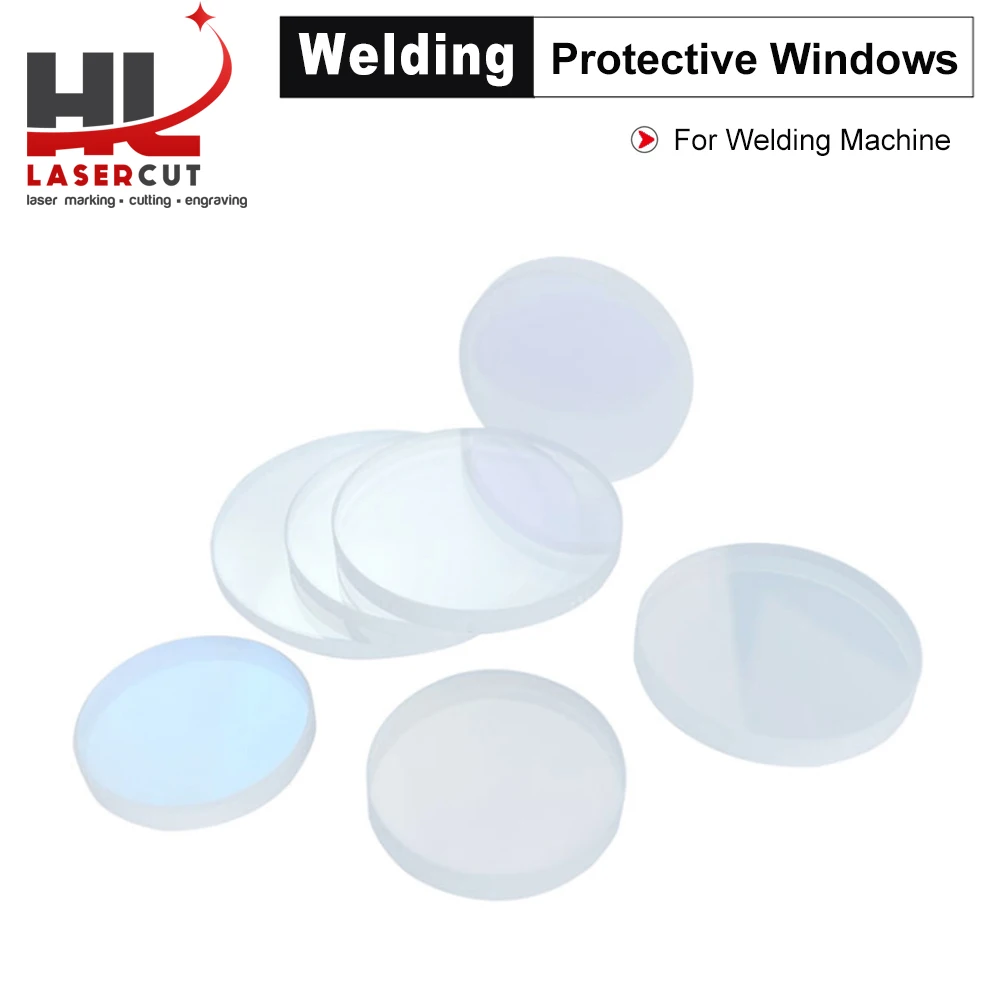 HL Welding Machine Protective Windows 10x2 18x2 19x2 20x2mm Optical Laser Protective Lens 1064nm Welding Consumption  Parts