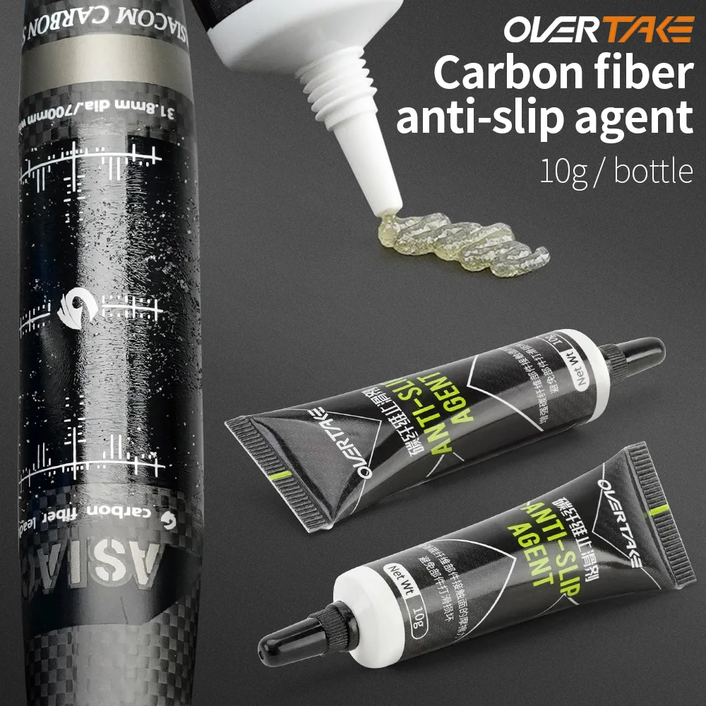 OVERTAKE Carbon Fiber Anti Slip Agent 10ml Non-slip Bicycle Grease for MTB Shimano Bike Seatpost Handlebar Stem Anti-slip Lube