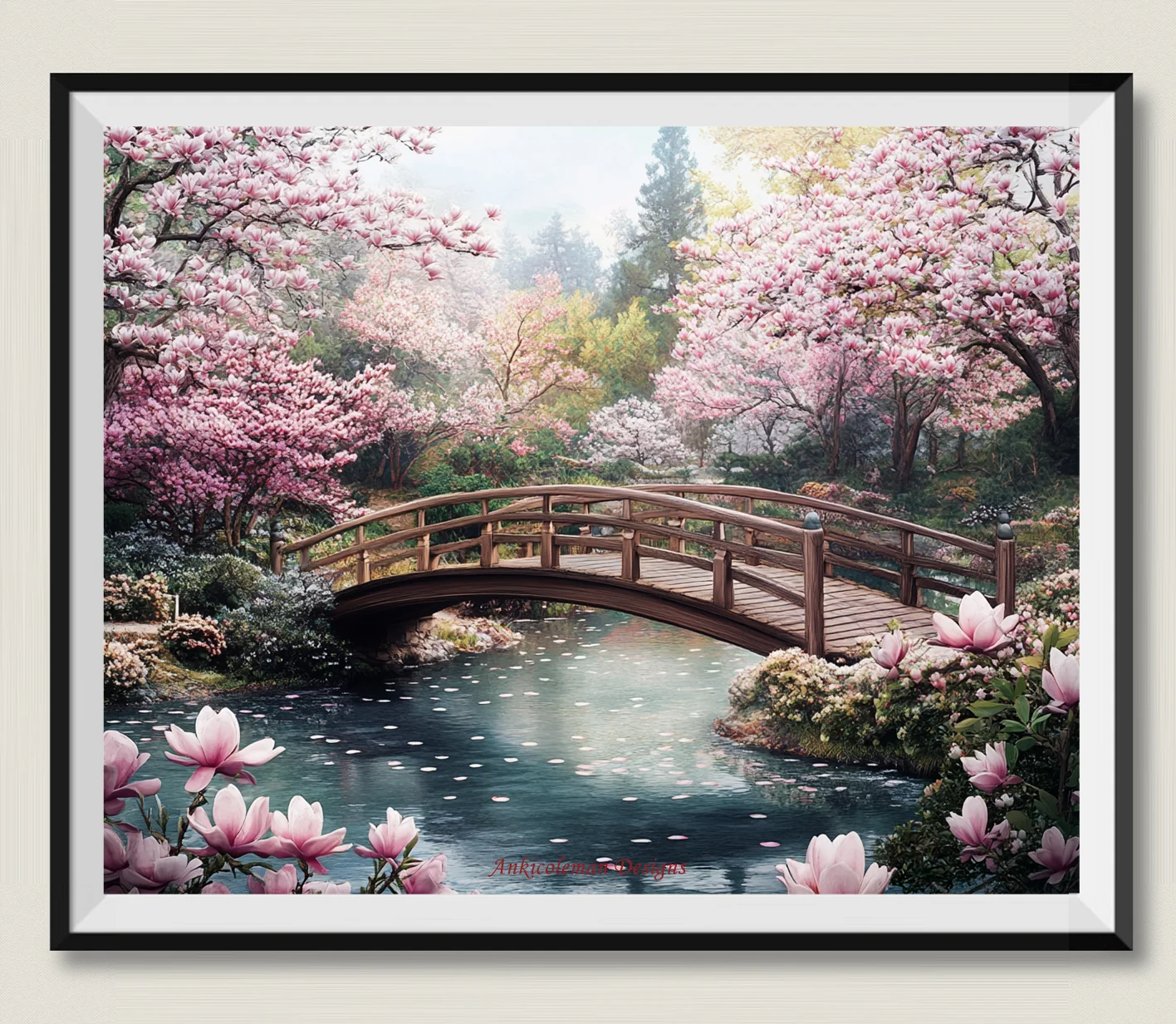 

Наборы для вышивания крестиком DMC высокого качества (14 карат) - «Пересекая вечный сад» (по мотивам картины маслом)