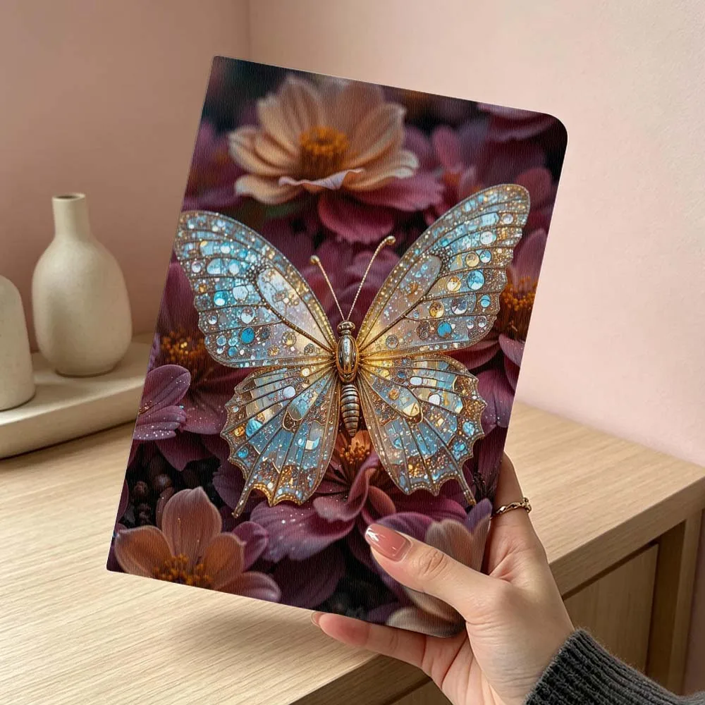 Butterfly Flower Pattern Soft For Xiaomi Redmi Mi Pad 8 7 6 5 4 2 SE K Pro Max Ultra Poco Pad Inch Tablet Case