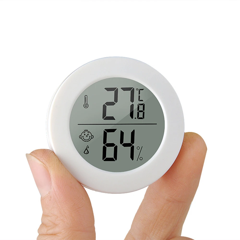 Household Digital Display Electronic Temperature And Humidity Meter -50-70℃(-58~158℉) 10%-99%rh For Car Bedroom Warehouse