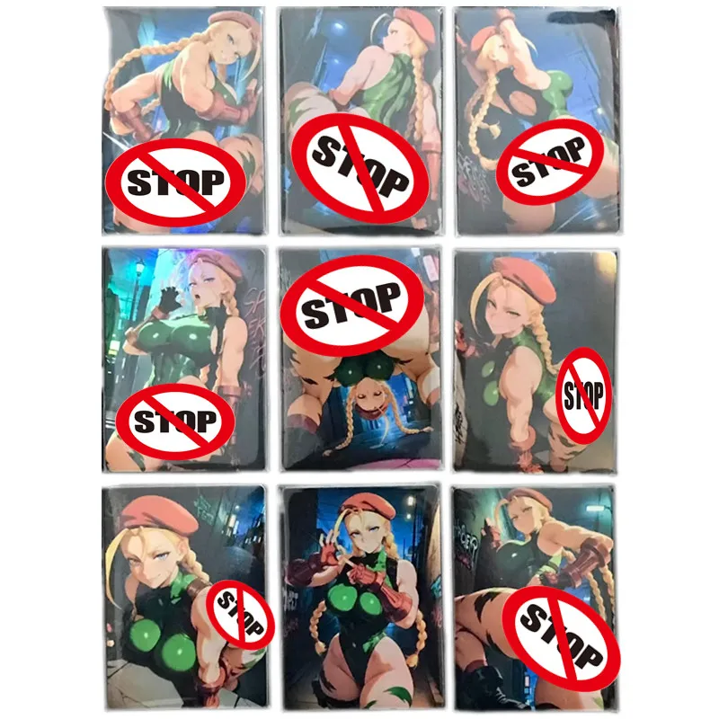

9 шт./компл., классические персонажи аниме, сексуальные карты, уличный истребитель, Cammy, белые телесные фотографии, боевые игры, игрушки и подарочная коллекционная карта