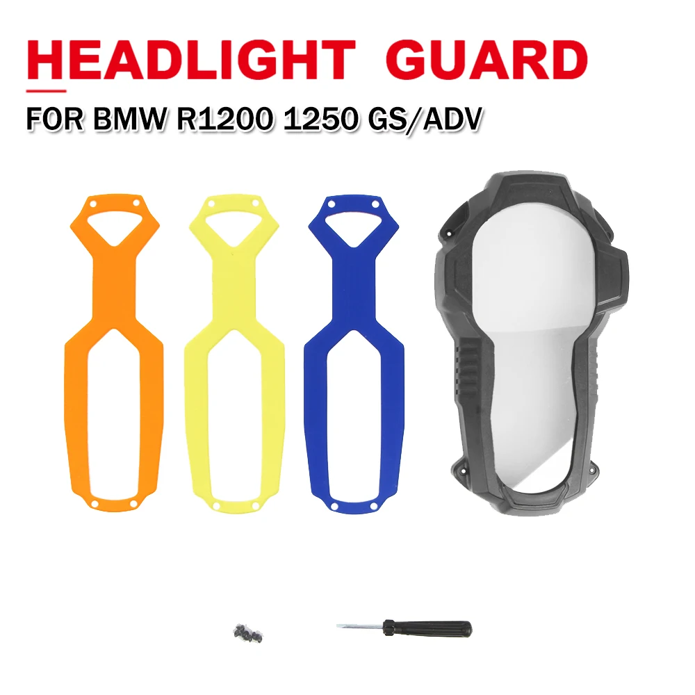 For BMW R1200GS ADV R1250GS LC Adventure 2013-2023 Motorcycle Headlight Protector Guard Moto Head Light Lamp Cover Accessories