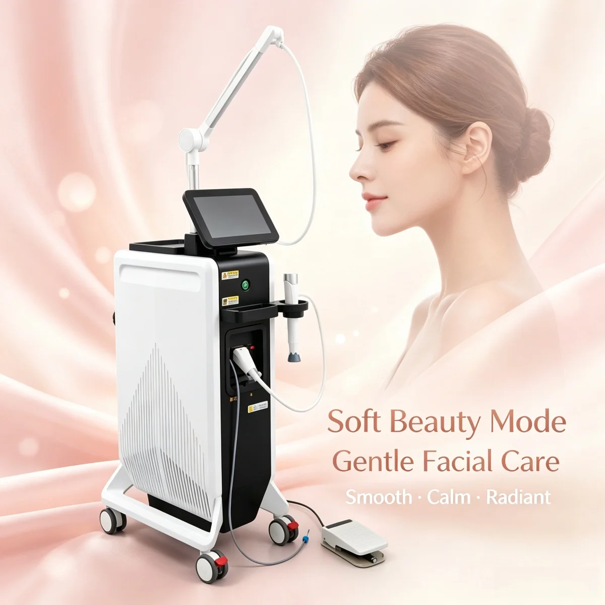 6.78MHz 2MHz RF Skin Tightening Machine Dual Frequency Facial Anti Aging Wrinkle Care Body Lifting Beauty Salon Device