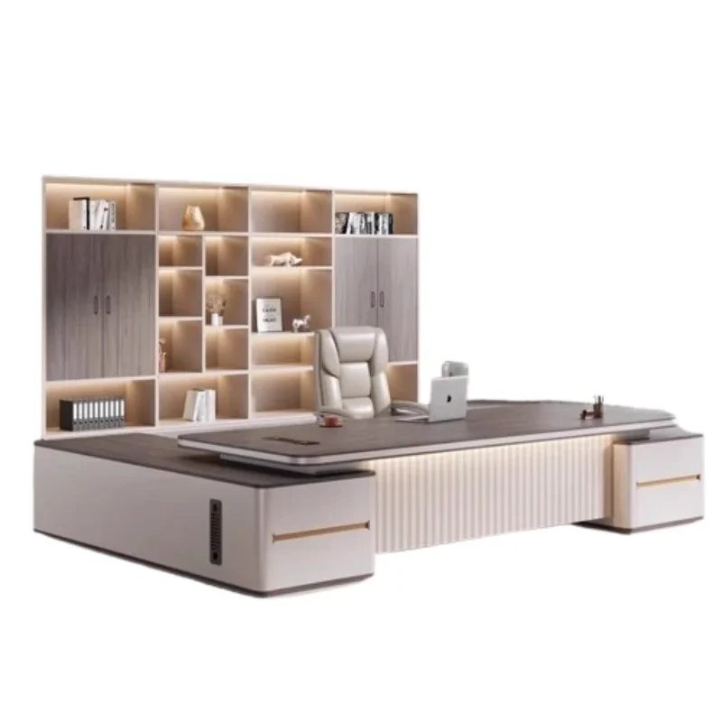 #Secretary Work Computer Desks Organizer Design Conference Boss Office Desk Storage Creativity Escritorio Oficina Desk Furniture