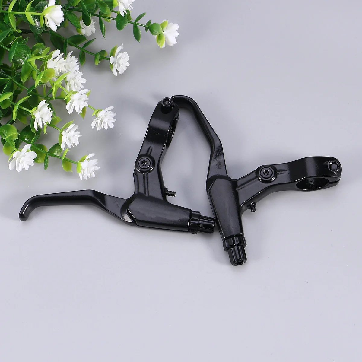 

1 Pair Bike Black Universal Fit Most Handlebars Lightweight Ergonomic Safety Grip For Road Fixed Gear Bicycle Brake Lever Hand