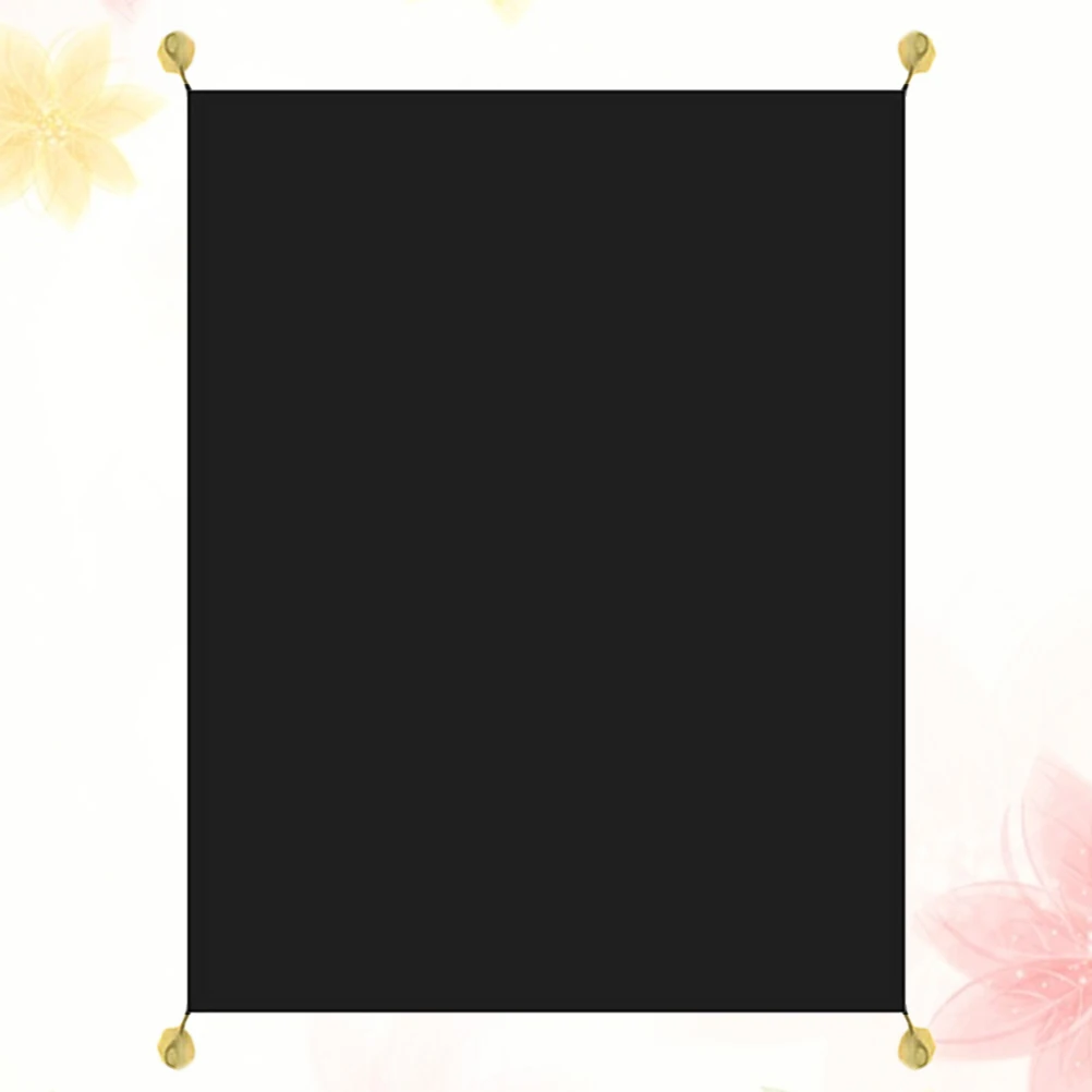 

1pc Waterproof Drawing For Mat Seat Pad Durable Lightweight Household Pad Fashionable Home Decor Black