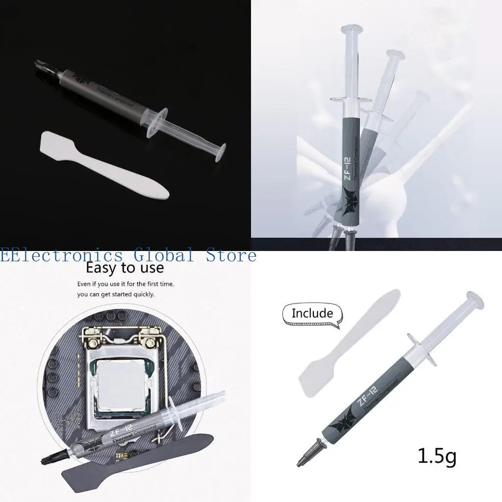 462B ZF-12 Thermal Grease Conductive Paste for Intel Processor CPU GPU Cooler