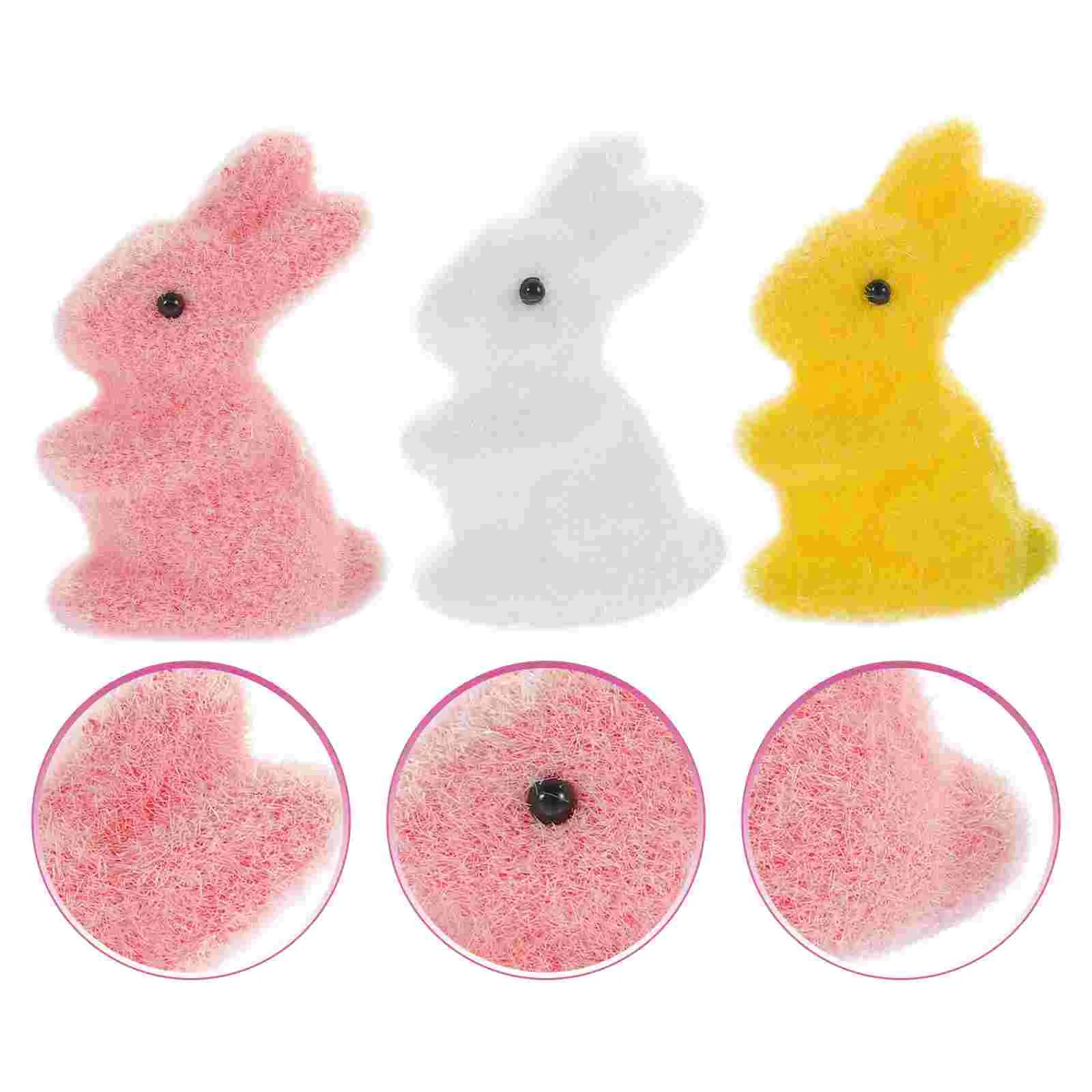 

Mini Sports Balls Rabbit Ornament Cute Keychain Miniature Statues Slippers Baby Stacking Toys Foam Toddler