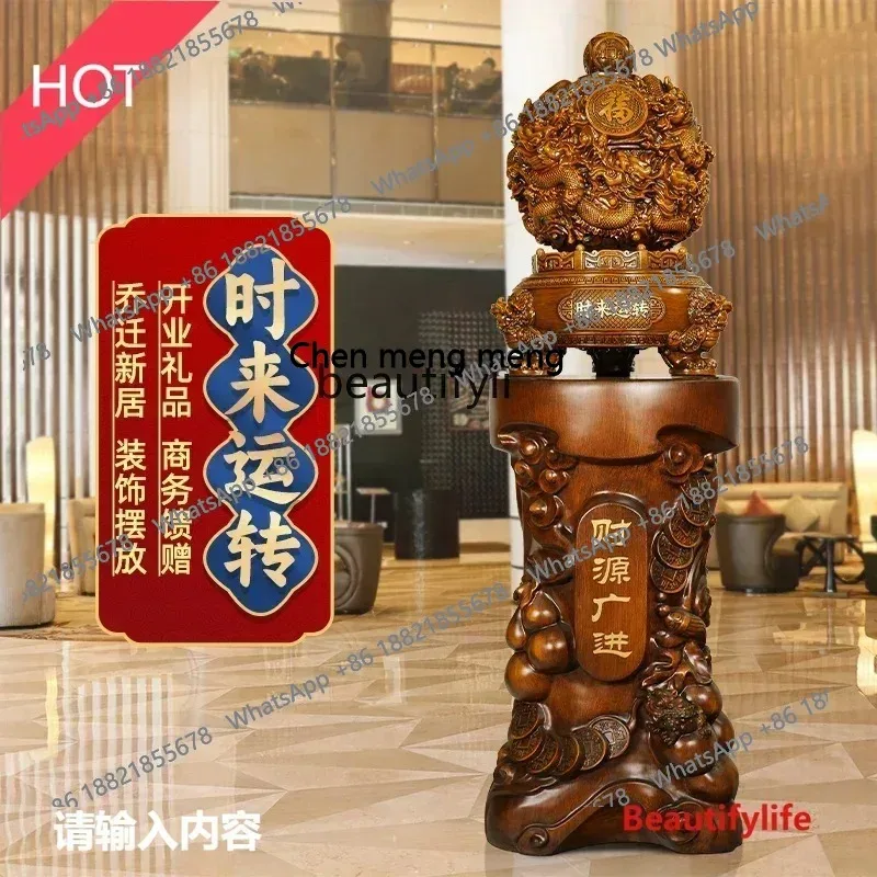 cn8617 ss New style NQ Jiuzhuan Qiankun Ding ornament attracts wealth and transshipment, opening housewarming gift, floor decora