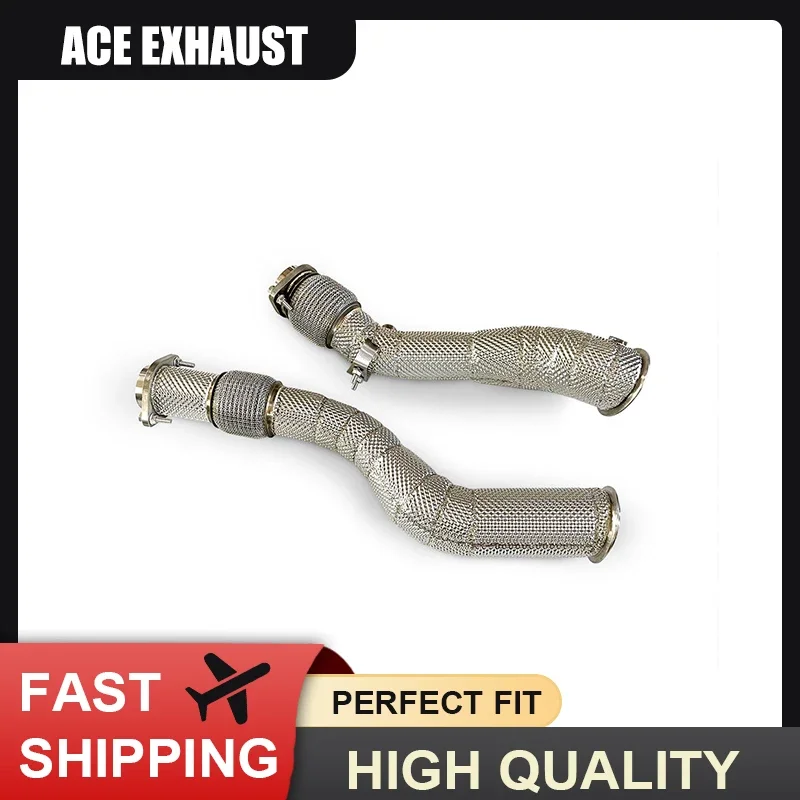 

ACE High Flow Performance Downpipe for BMW X3M X4M F97 F98 S58 3.0T Car Accessories With Catalytic Exhaust Pipe