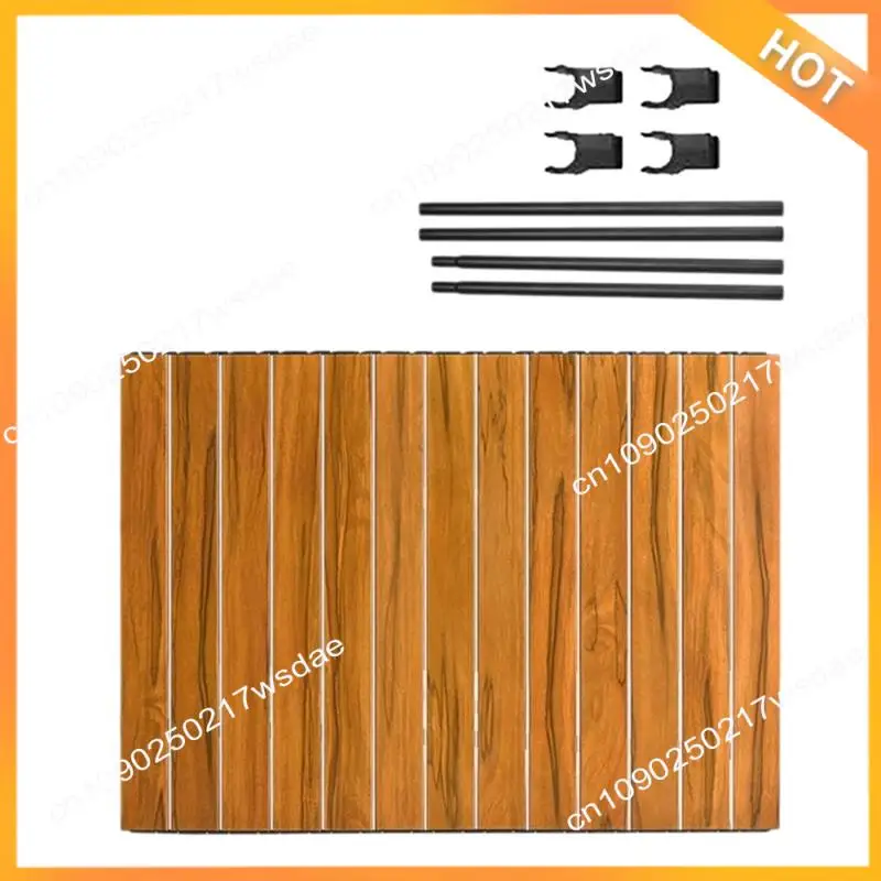 

X08A Table Board Folding Tabletop Board Large Capacity Foldable One Action Board Outdoor Camping Table