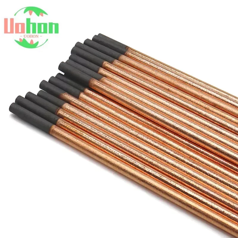 

5pcs Round Arc Air Gouging Carbon Rod Bar 4-10mm Welding DC Gas Gouging Gun Electrode Graphite Rods