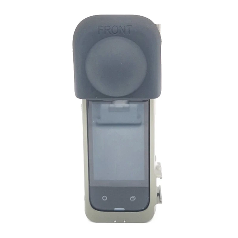 Camera Lens Case For Insta360 X4 Panoramic Sports Camera For Bezel Lens Silicone Protective Cover-A22K