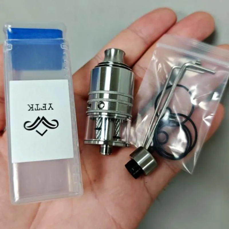 2025 YFTK Slick Taifun GX Style RDTA TANK MTL / DL RDTA RTA  23mm 4ml 316ss Single Coil vs tf gt5 gtr gt Decorative Spare Parts