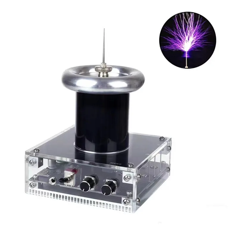Tesla Coil Music Arc Generator Touchable Induction Lightning DIY Science Educational Kit High Voltage Physics Demo