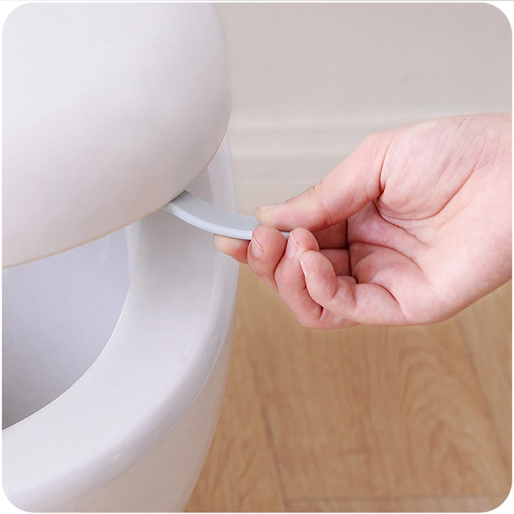 

4Pcs Sanitary Toilet Seat Lifter Pp Material Simple Design Easy Install Home Hotel Gray Khaki Light Green