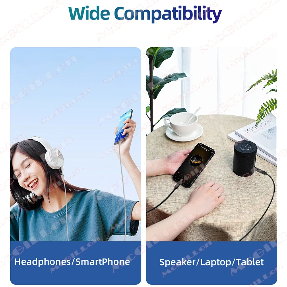 USB Type C to 3.5 Jack Earphone Adapter 3.5mm Male to Type-C Headphones AUX Audio Cable For iPhone 17 16 15 Huawei P30 Xiaomi