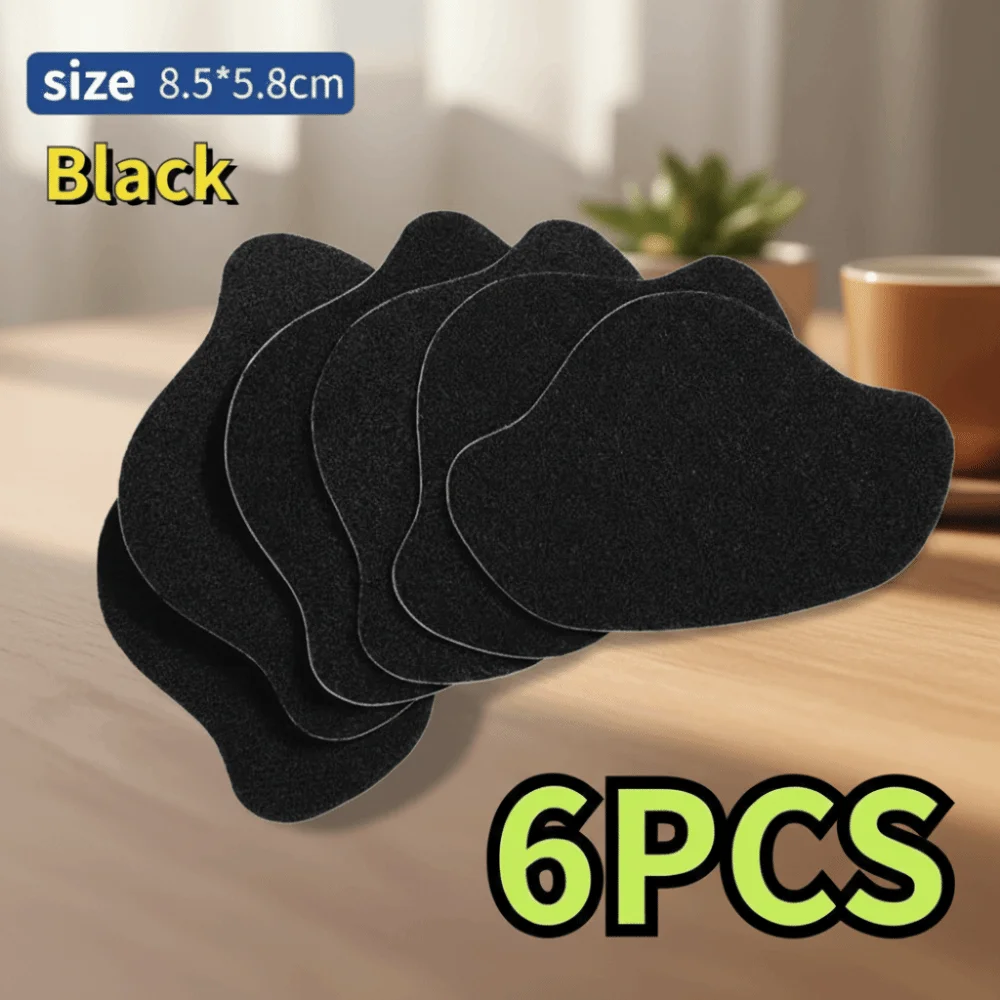6pcs Anti-Wear Anti-wear Stickers Repair Holes Self-adhesive Sports Shoes Repair Stickers Repair Stickers Suede Heel Protector
