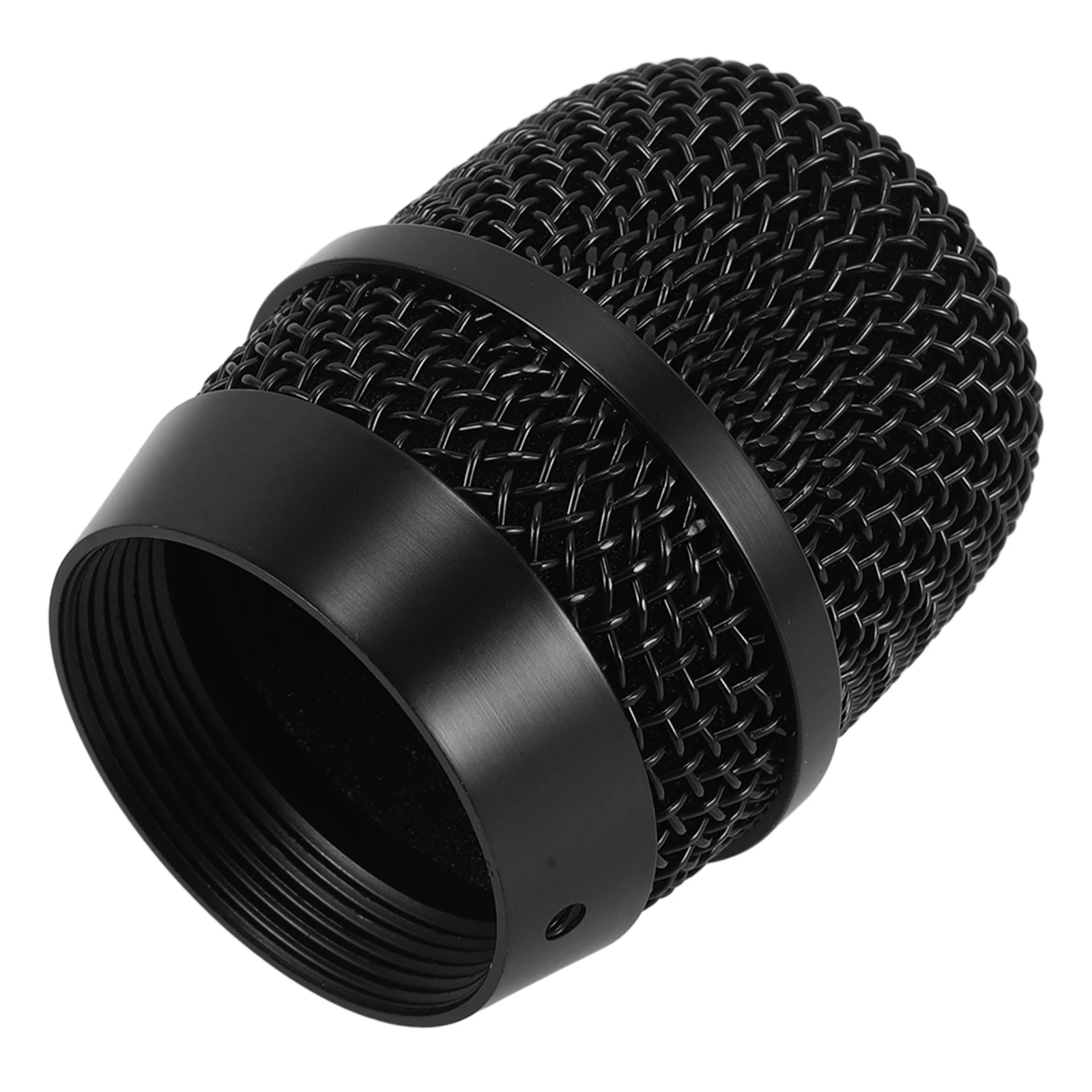 

Microphone Head Grill Grille Ring Cover Web Replacement Windscreen Metal Mesh Black 666 KTV Wireless Mic Accessories Reduces