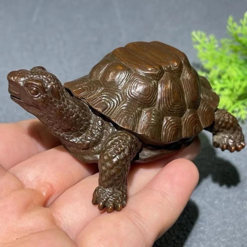 

Antique Small Water Turtle Hollow Open Cover Turtle Aroma Burner Home Living Room Tea Table Decorations Dragon Turtle