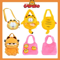 GARFIELD Original Plush Backpack Cute Garfield Shoulder Bag Halloween Cloak Mantle Stuffed Cartoon Same Gift for Birthday
