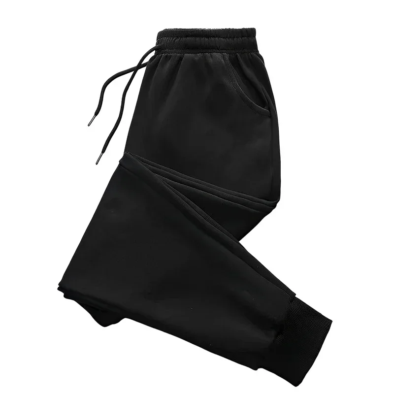 

Man Women Sweatpants All Season High Quality Solid Color Drawstring Trousers Home Outdoor Casual Sports Jogging Pants Unisex