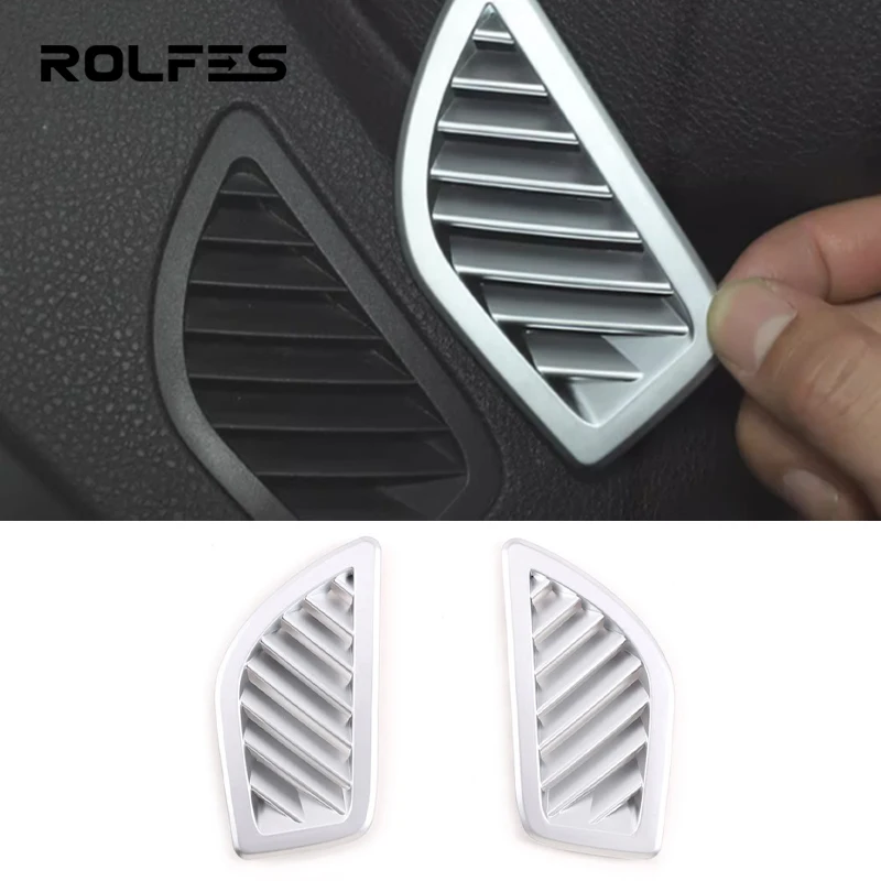 

ROLFES 2Pcs/Set Car Dashboard Air Conditioning Vents Frame Cover Trim For BMW 2 Series Sedan 2014-2019