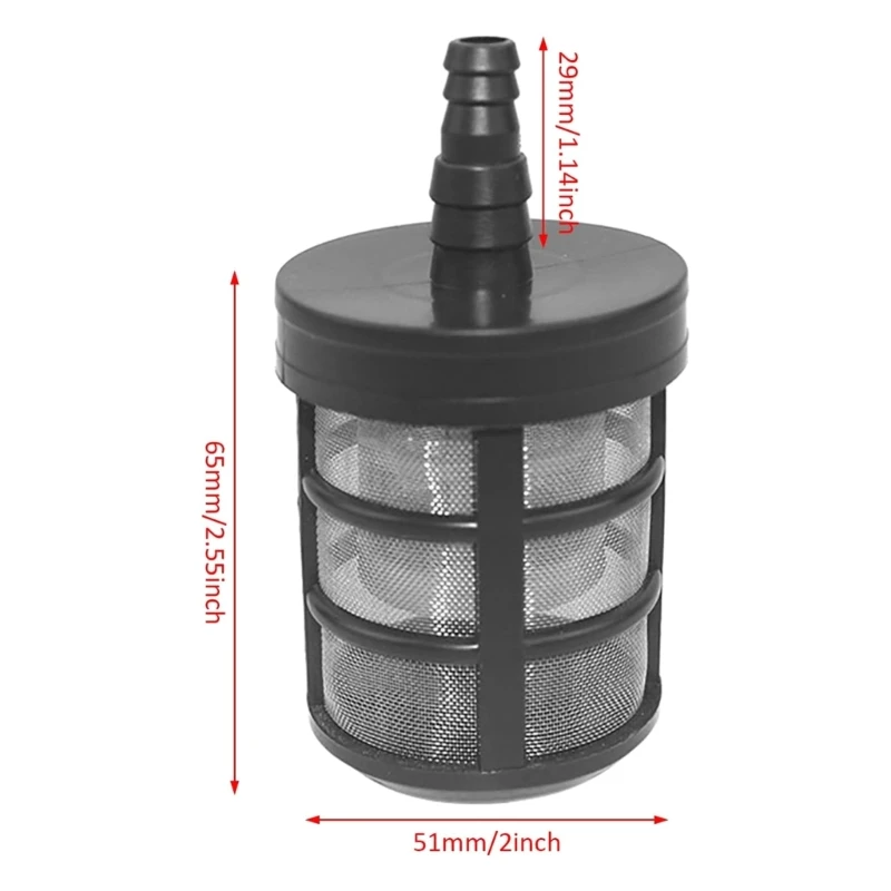 Gartensedimentfilter, Saugschlauchfilter, Wasserpumpensieb, selbstansaugender Rohrfilter, Wasserpumpen-Saugfilter