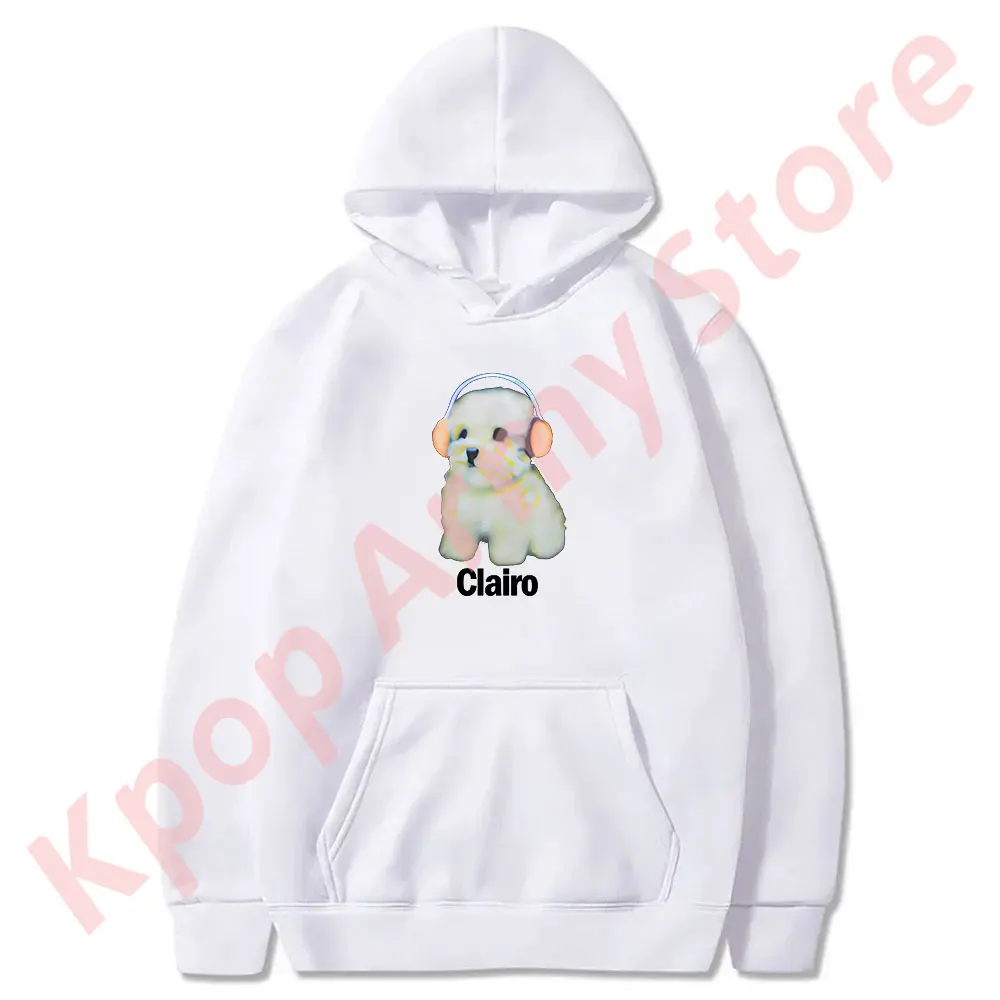 Clairo Dog Hoodies Tour New Logo Merch Sweatshirts Cosplay WOmen Men Fashion Casual Pullovers