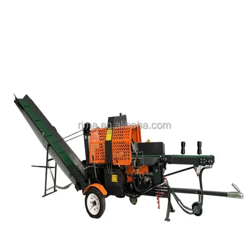 Automatic Firewood Cutter Kindling Chipper Manual Log Splitter Wood Processor Splitting Machine