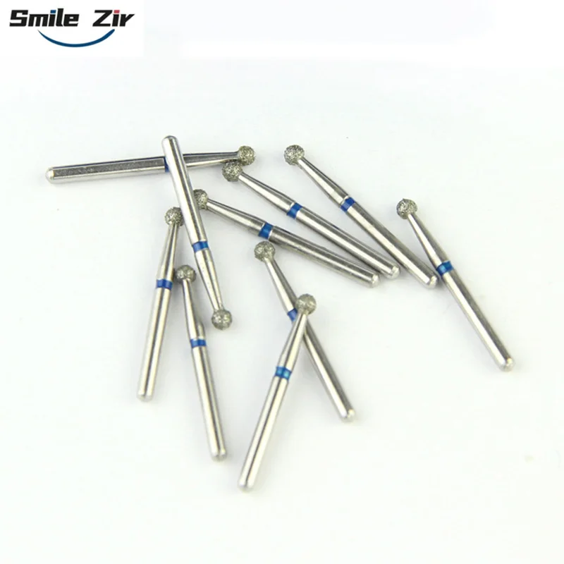 10Pcs Dental Dentistry Diamond Burs Drill for High Speed Handpiece Stomatology Department Dentistry Grinding Tools