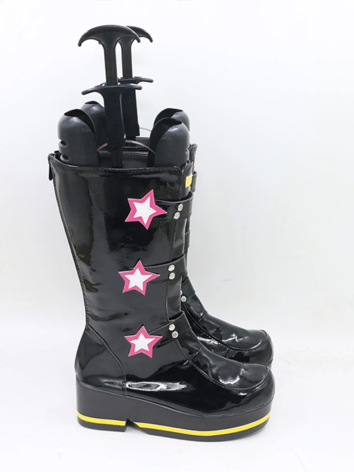 Chaussures de Cosplay Hatsune Ata ku Vocaloid Kagamine Rin, Bottes d'Halloween Anime