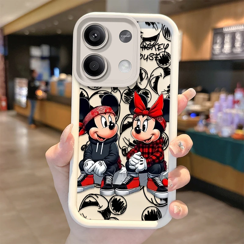 Disney Mickey Cartoon Phone Case for Xiaomi Redmi Note 13 12 Pro Plus 4G 5G 13C 12C Turbo 11 11S 10 10S 9 10A 10C 9C A2 A1 Cover