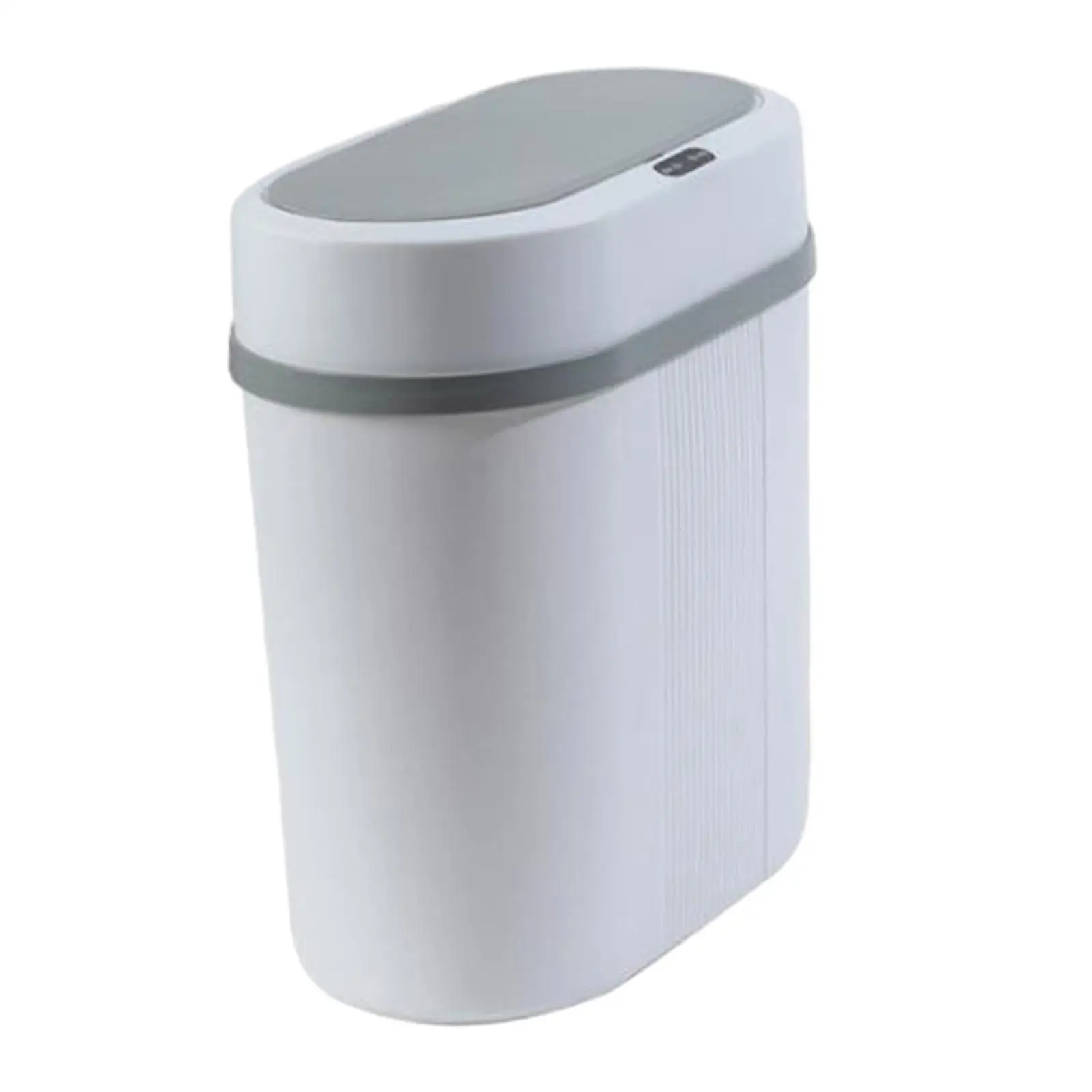 Smart Touchless Garbage Bin 12 Liter Trash Can Sturdy Multifunctional Slim Size Waste Container Space Saving for Bedroom