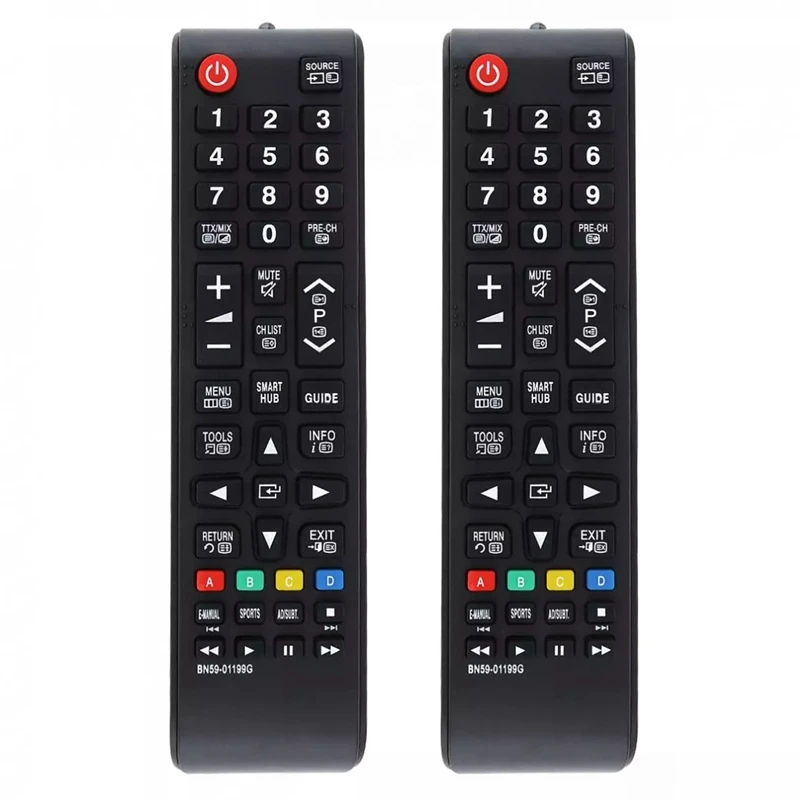 

2X BN59-01199G Wireless TV Remote Control Replacement For Samsung BN5901199G / BN59-01199G Smart TV