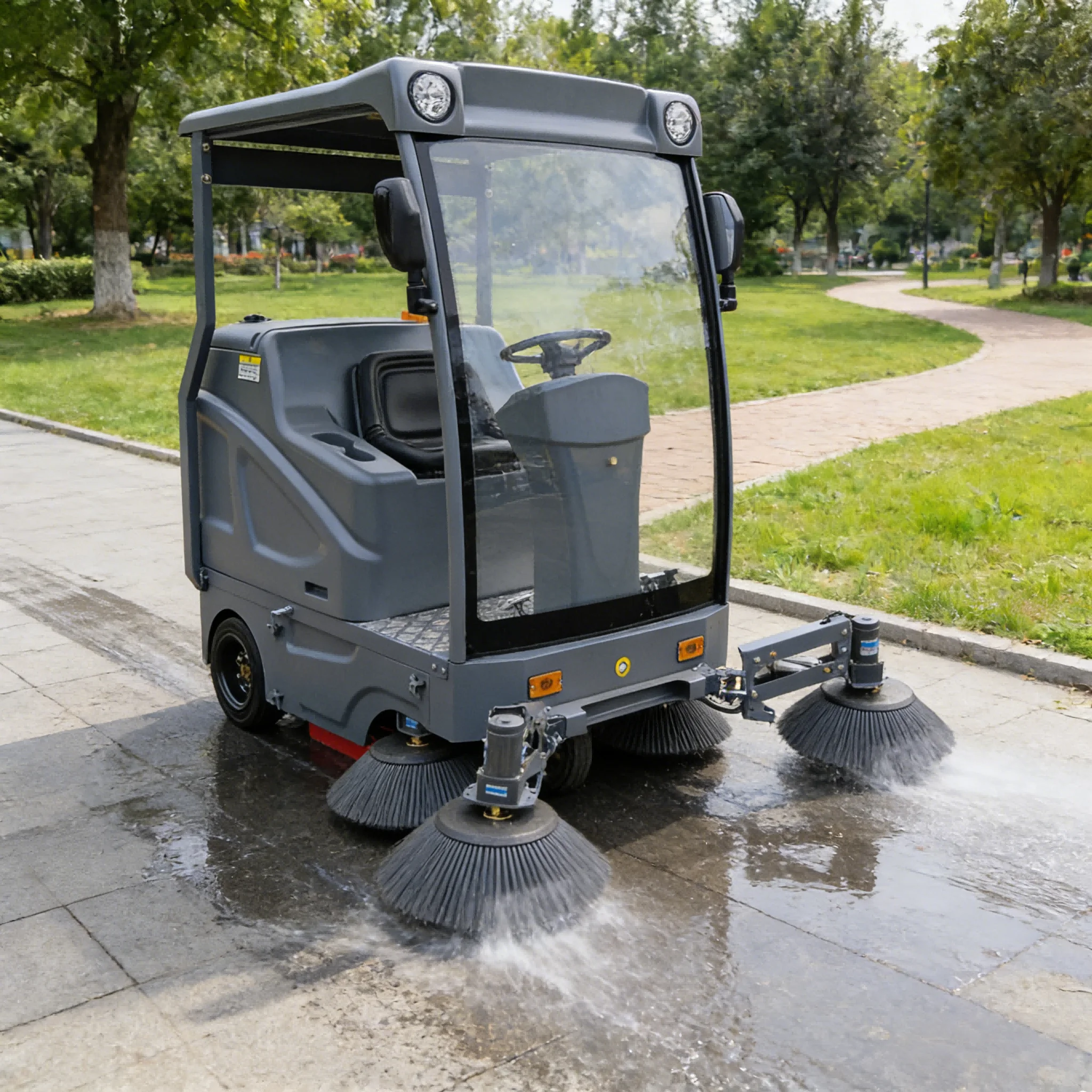 Customized Electric Ride-On New Self-Propelled High Efficiency Sweeper Machine With Long Battery Life And Vacuum Cleaning