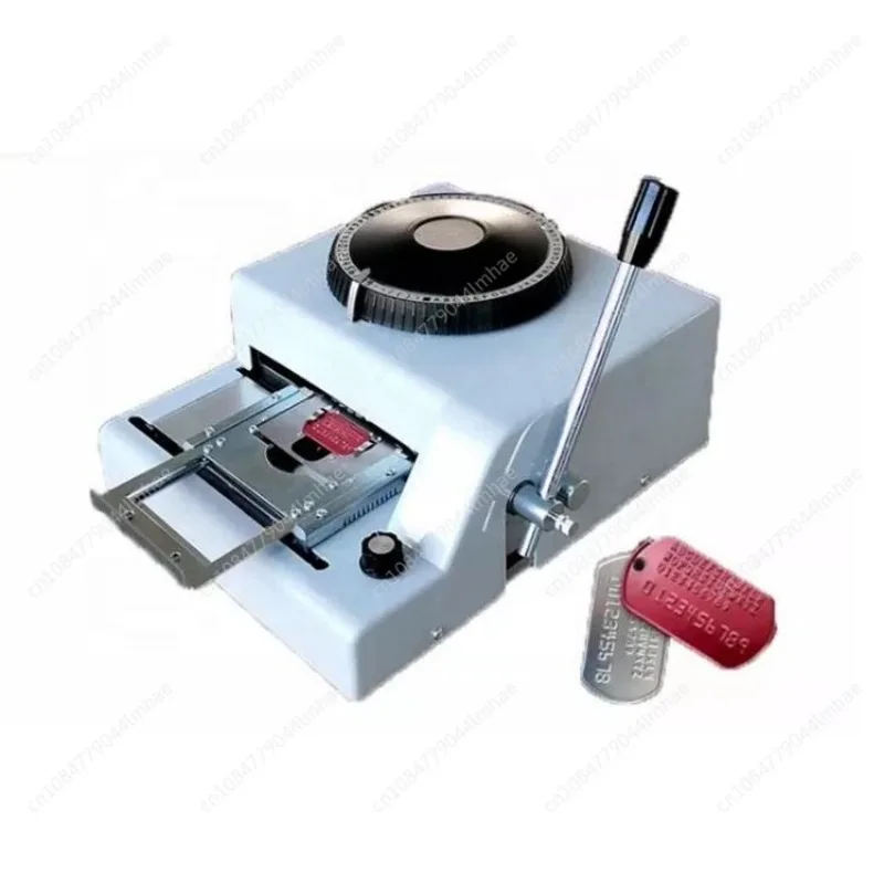 

Машина для штамповки металлических бирок с буквами 72, машина для тиснения, тиснение идентификатора собачьей бирки