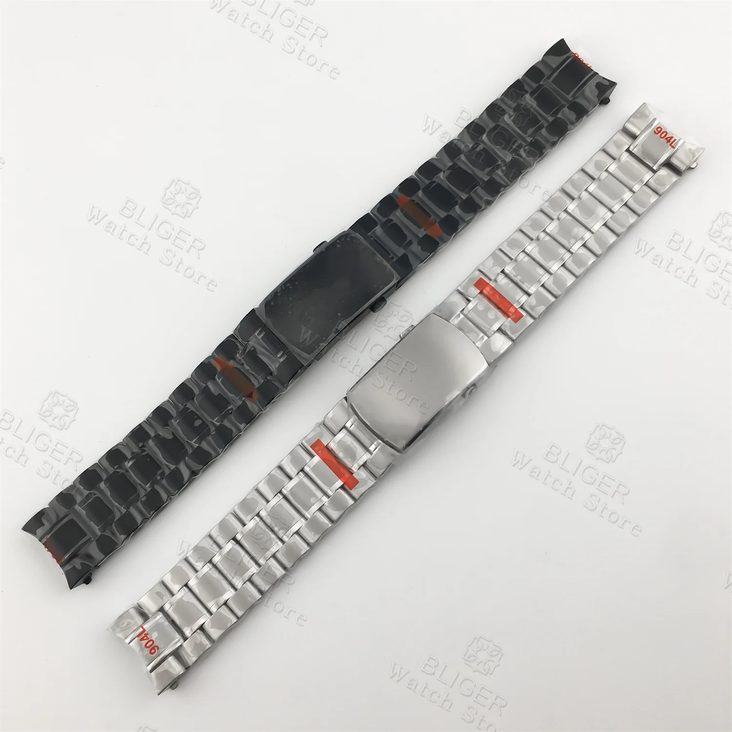 Correa de reloj de 20mm de alta calidad para caja de lunas VK63, correa de reloj de acero inoxidable, pulsera de lunas