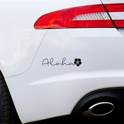 Aloha Hibiscus Car Sticker Camper Van Decal Caravan Motorhome Sticker