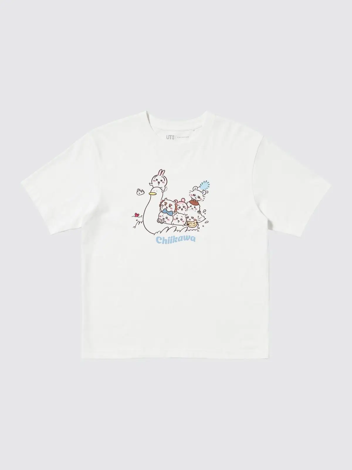 Kawaii Chiikawa 2026 Anime Movie Graphic Tee Unisex Loose Cotton The Secret of Mermaid Island Casual Streetwear T-shirt