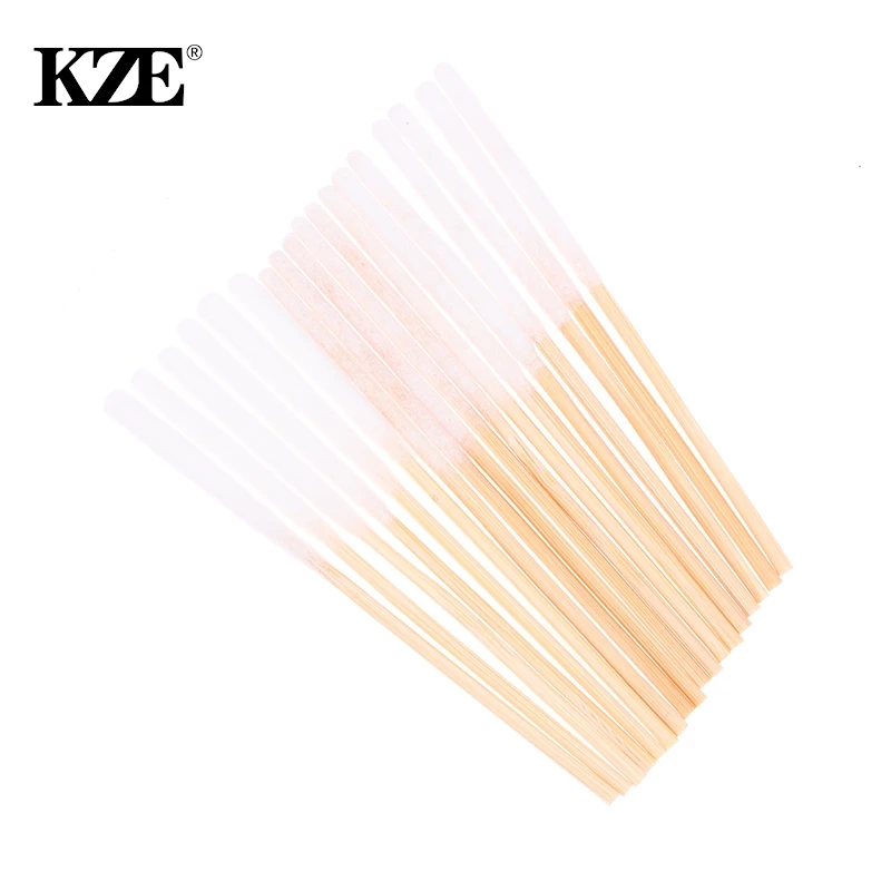 

30pcs Bag Bamboo Cotton Stick Swabs Buds With Long Cotton Head For Eyebrow Lips Eyeline Permanent Tattoo Makeup Cosmetics