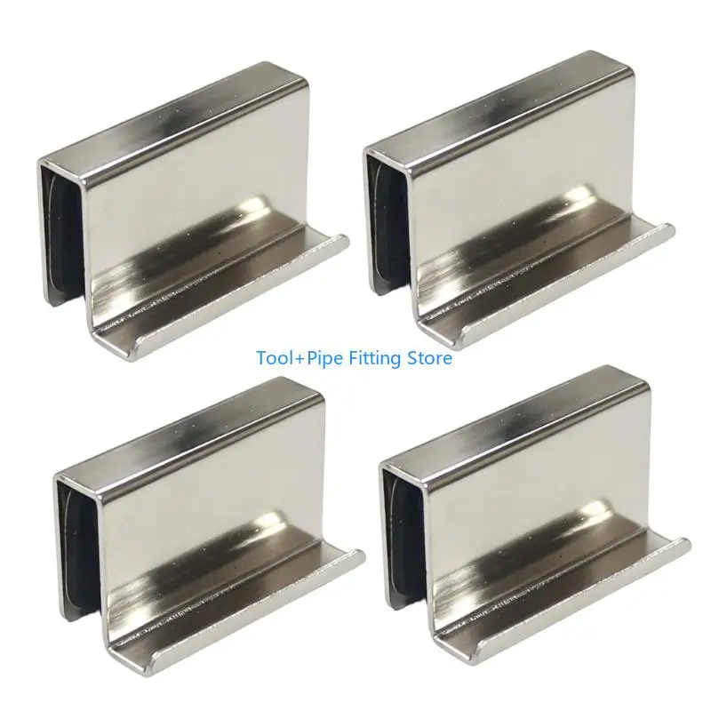 F92B 4 Piece Glass Door Handle Quick Installation Not Slip Glass Door Pull Set