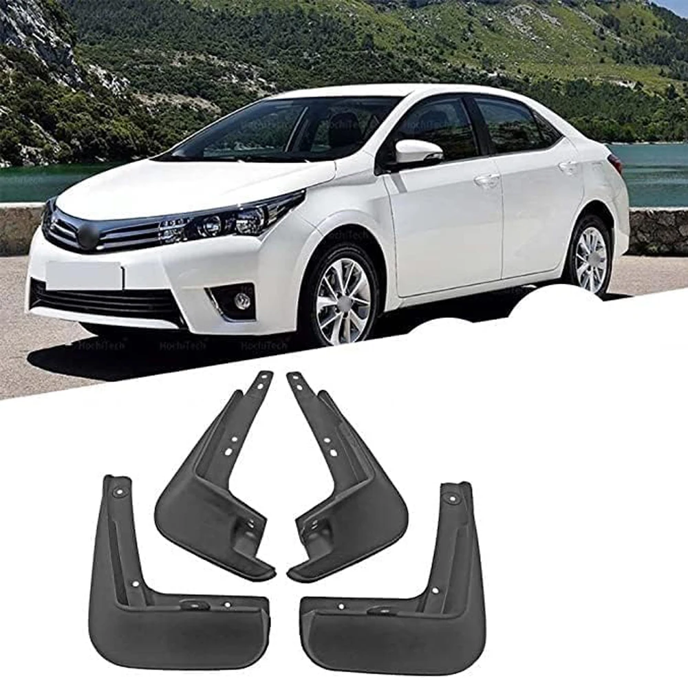 

Car Fender Mudflaps For Toyota Corolla Altis E170 2014 2015 2016 2017 2018 Car Tire Mudguard All Season Easy Install Durable Car