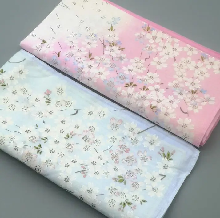 

Women Handkerchief 60 Weave 45*45 Soft Printing Cotton 3 Piece Flower Thin Soft