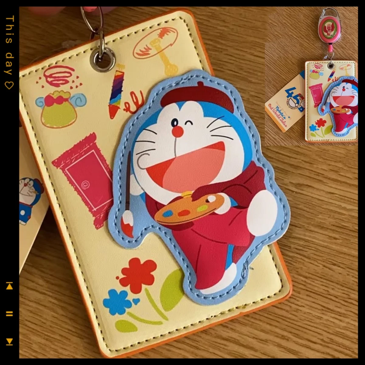 

Японский Doraemon мультфильм милый синий жирный PU держатель для карт брелок аниме периферийные устройства для рабочего пропуска защитный чехол для женщин