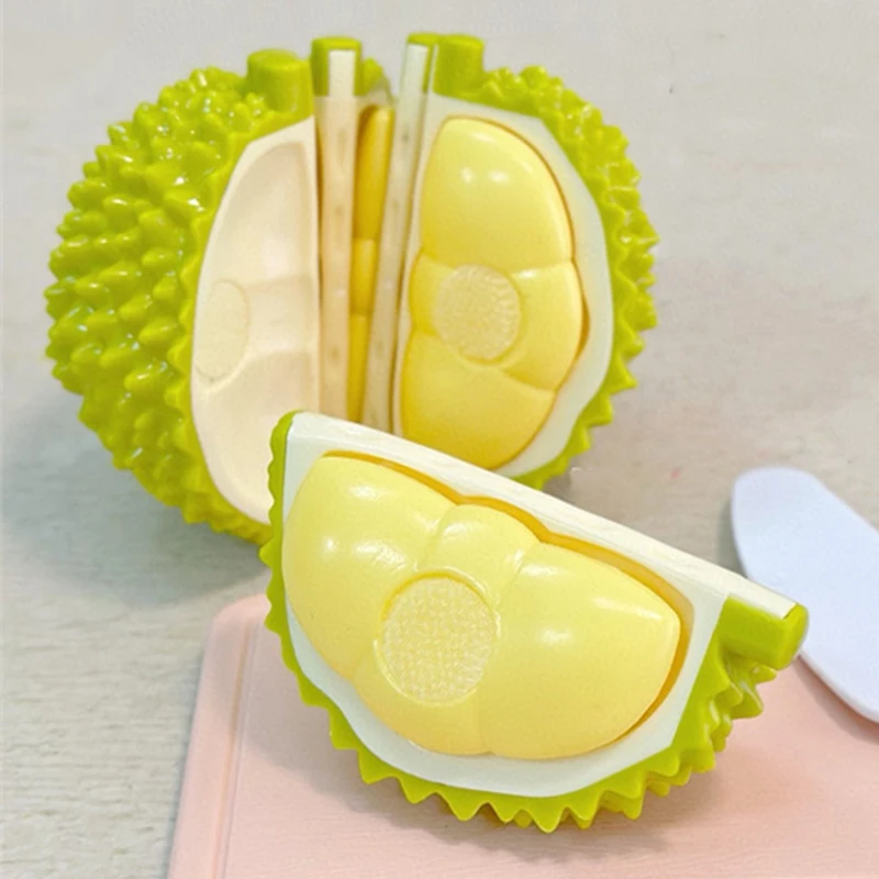 Children Cutable Fruit Vegetable Gift Kitchen Simulation Durian Food Educational Toys for Kids Christmas Halloween Party Favors