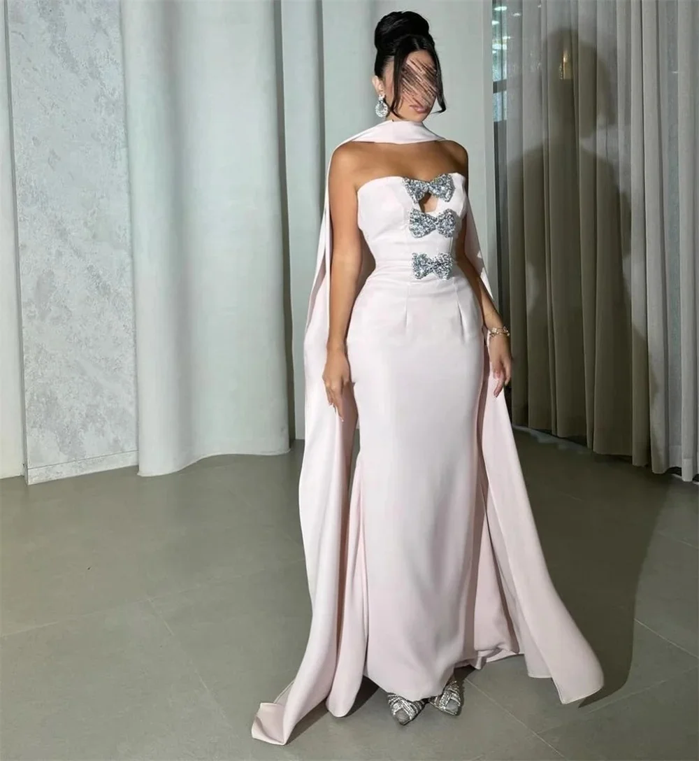 

Розовое милое длинное платье на заказ Вечерние платья Pastrol унисекс Джерси Ретро Дубай Саудовская Аравия Пром по индивидуальному заказу