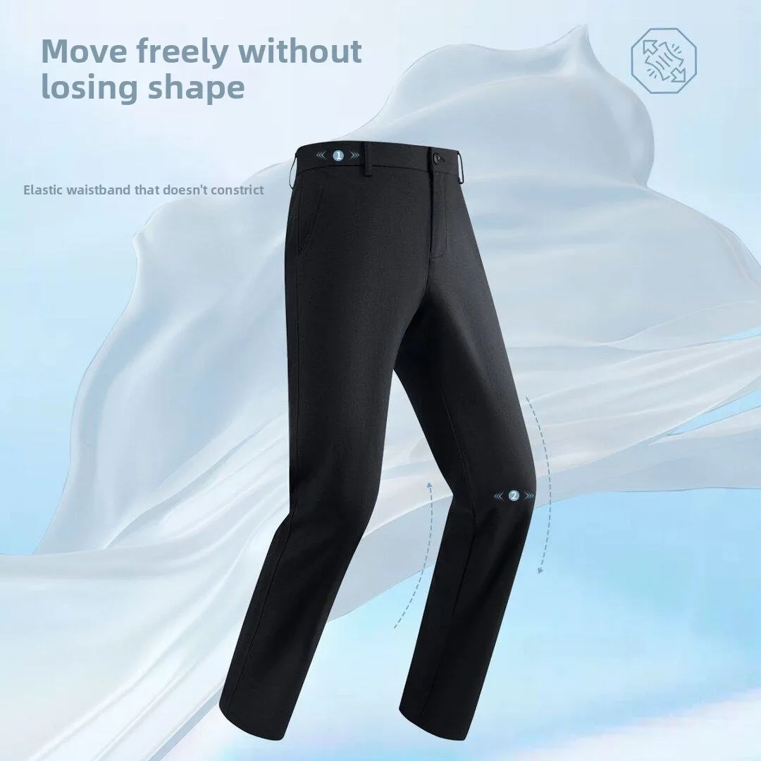 

Loose Fit Casual Pants for Men Exquisite Quali Cotton Linen Straight Leg Spring Summer Faionable Urban Sle Cool Sensation